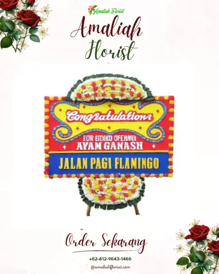 Sewa Papan Bunga Merambung